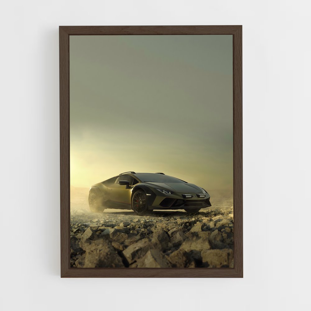 Poster Huracan sterrato – affiche Lamborghini (vue 5)